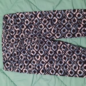 LulaRoe, one size, black-blue-white